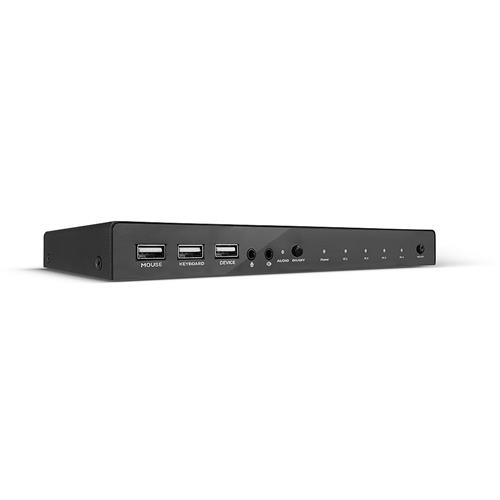 Lindy KVM Switch HDMI 18G USB 2.0 & Audio 4 Port