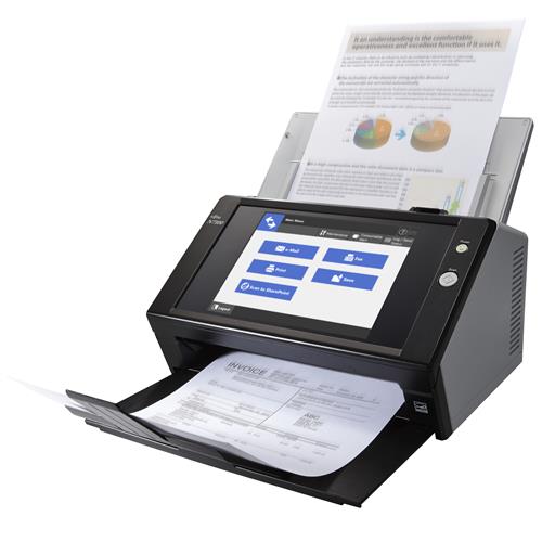 Fujitsu N7100E 600 x 600 DPI ADF scanner Black A4