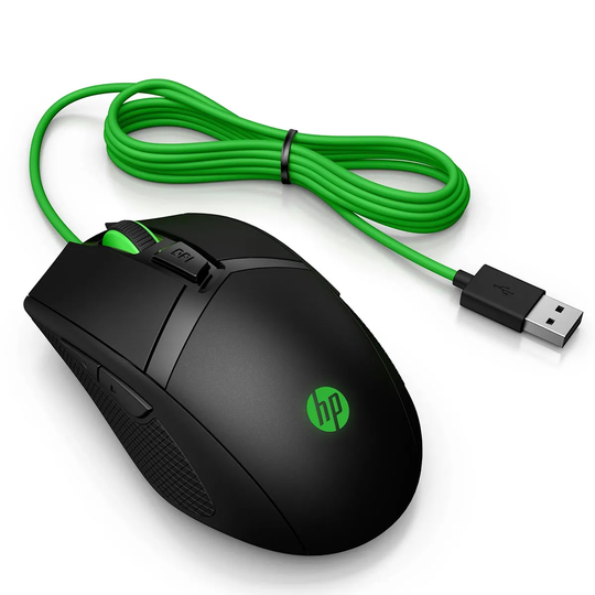 HP Pavilion Gaming Mouse 300 - Black/Green