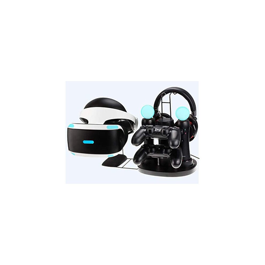 Navitech Charging Station With 1.2m 5v 3A USB charging cable Compatible With The PlayStation VR/PSVR & DualShock 4 Controllers & Move Motion