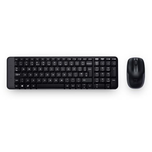 Logitech MK220 keyboard RF Wireless Portuguese Black