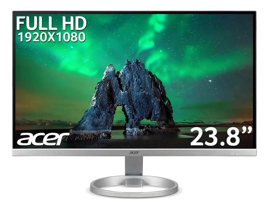 ACER 23.8" Freesync Ips 1Ms Vga HDMI Silver Monitor