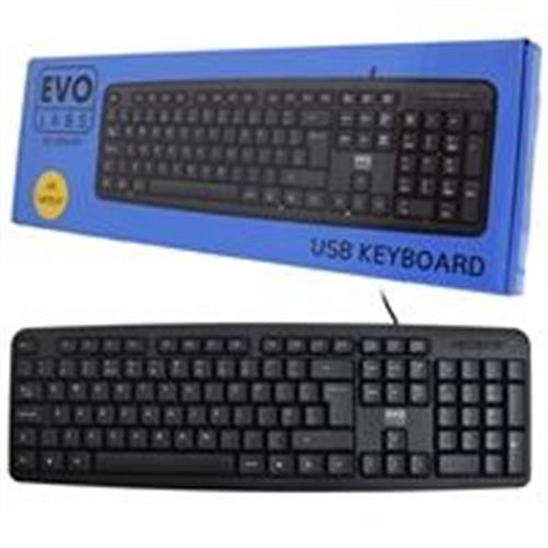 Evo Labs KD-101LUK keyboard USB QWERTY UK English Black