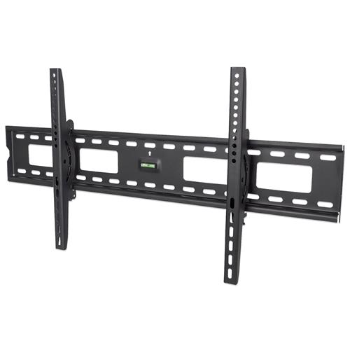 Manhattan TV & Monitor Mount Wall Tilt 1 screen Screen Sizes: 37-75" Black VESA 200x200 to 800x400mm Max 75kg LFD Lifetime Warranty