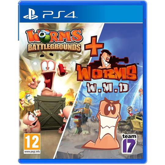 Worms Battlegrounds & Worms WMD (Double Pack) (PS4)