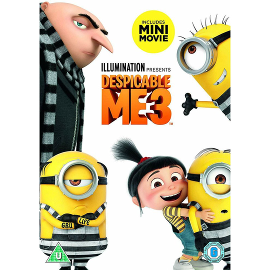 DESPICABLE ME 3 dvd