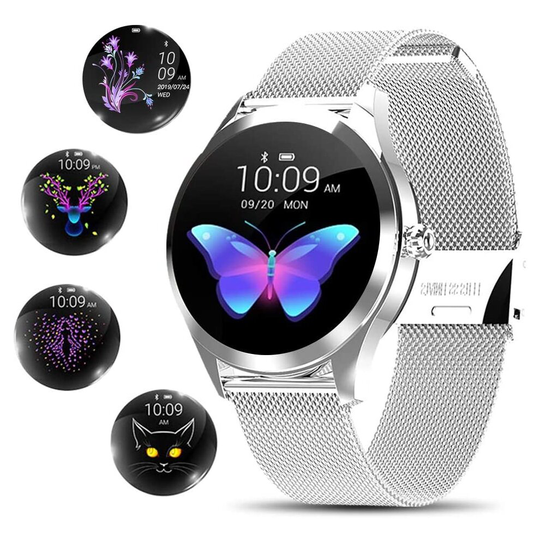 Smart Watch for Women,[Elegant&Stylish]Smart watch Bluetooth Fitness Tracker IP68 Female Sleep Heart Rate Monitor for Android iOS Gift for Lady Girls