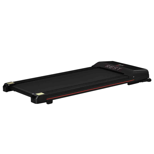 HOMCOM LCD Display Treadmill Aerobic Exercise Machine for Home Office Black