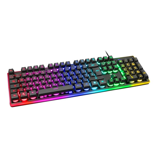 Deltaco Gaming Membrane Keyboard Rgb Backlight Anti-ghosting - Black