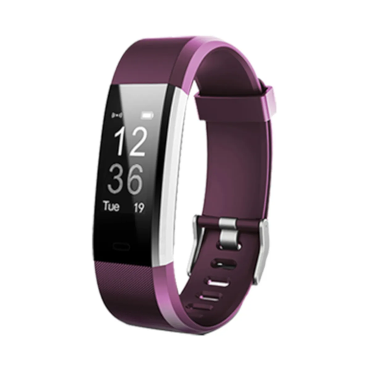 Aquarius AQ125HR Fitness Tracker With Heart Rate Monitor - Purple