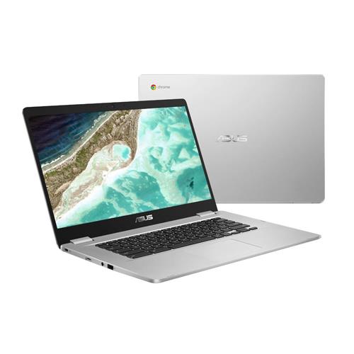 ASUS Chromebook C523NA-A20264 N4020 39.6 cm (15.6") Touchscreen Full HD Intel Celeron N 8 GB LPDDR4-SDRAM 64 GB eMMC Wi-Fi 5 (802.11ac) Chrome OS Silver