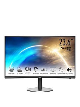 Msi Pro Mp242C 24 Inch, Full Hd, 75Hz, 1Ms, Amd Freesync, 1500R Curved Console Gaming Monitor