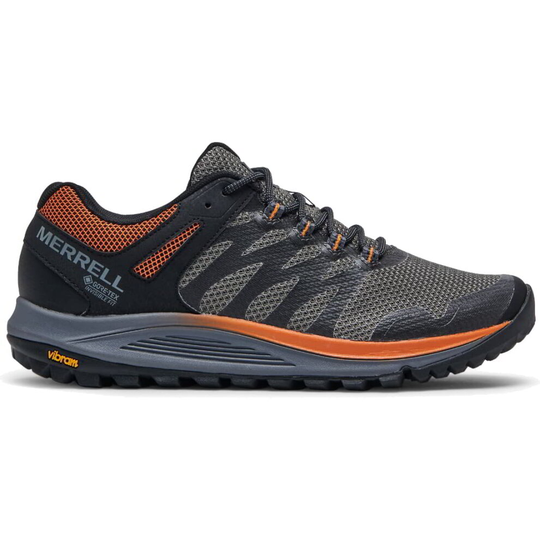 (Charcoal, UK 10) Merrell Nova 2 GTX Mens Grey Vegan Waterproof Walking Trainers Shoes