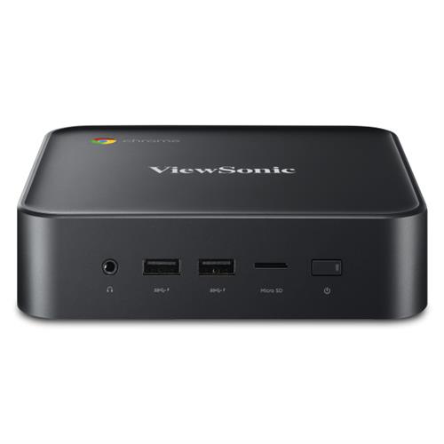 Viewsonic NMP760 PC/workstation DDR4-SDRAM 5205U mini PC Intel Celeron 8 GB 64 GB eMMC Chrome OS Black