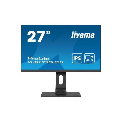 iiyama ProLite XUB2793HSU-B4 computer monitor 68.6 cm (27") 1920 x 1080 pixels Full HD LED Black