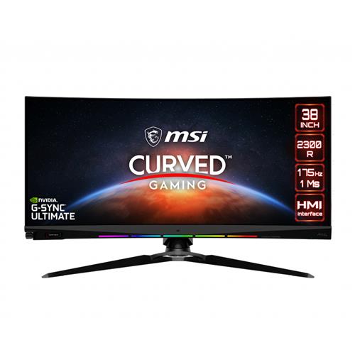 MSI Optix MEG381CQR PLUS 95.2 cm (37.5") 3840 x 1600 pixels UltraWide Quad HD+ LCD Black