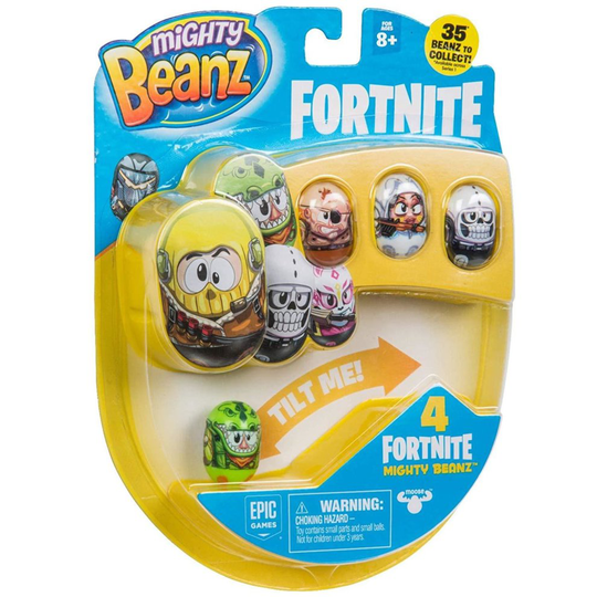 Mighty Beanz Fortnite 4 Pack - Styles May Vary