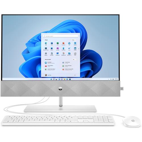 HP Pavilion 24-k0022na Intel Core i5 60.5 cm (23.8") 1920 x 1080 pixels 8 GB DDR4-SDRAM 512 GB SSD All-in-One PC Windows 10 Home Wi-Fi 5 (802.11ac) White