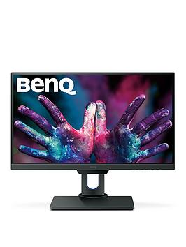 Benq Pd2500Q 25In 2K Designer Monitor, 2560X1440 Qhd, Ips, 100% Rec.709 &Amp; Srgb, Hdmi, Dp