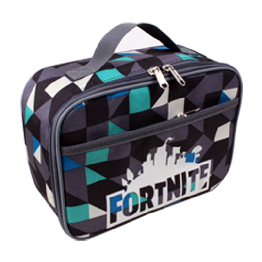 (03) Fortnite Lunch Box Bag Children Outdoor Lunch Bag Portable
