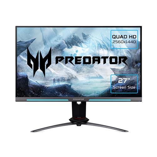 Acer Predator XB273UGSbmiiprzx 27 inch WQHD Gaming Monitor (IPS Panel G-SYNC Compatible 165Hz 1ms HDR 400 Height Adjustable Stand DP HDMI USB Hub Black)