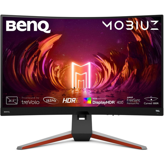 BenQ MOBIUZ EX3210R 32 QHD HDR 165Hz Curved Gaming Monitor