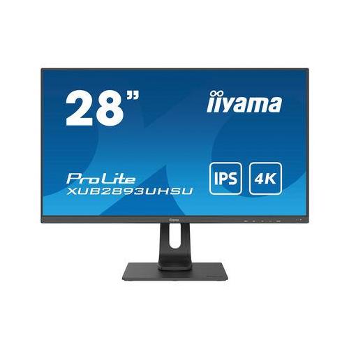 iiyama ProLite XUB2893UHSU-B1 computer monitor 71.1 cm (28") 3840 x 2160 pixels 4K Ultra HD LED Black