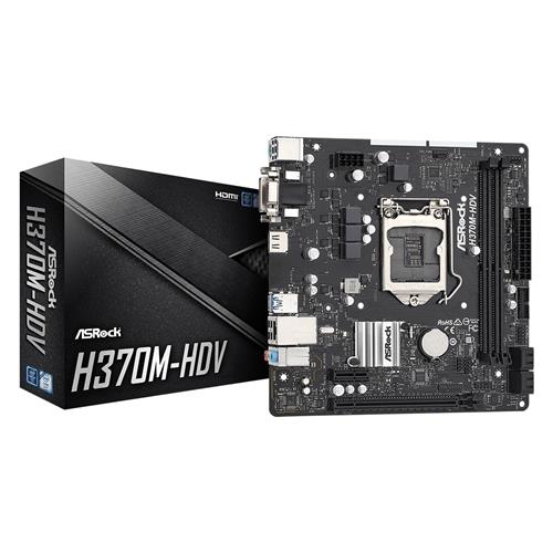 Asrock H370M-HDV motherboard Intel H370 LGA 1151 (Socket H4) ATX