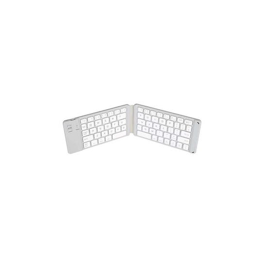 (WHITE ) Keyboard Mini Wireless Keyboard Foldable Keyboard