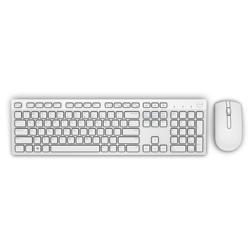 DELL KM636 keyboard RF Wireless QWERTY US International Mouse included White
