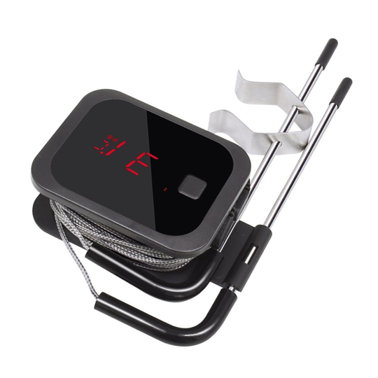 Inkbird Cooking Bluetooth Wireless Thermometer Outdoor Barbecue BBQ Grill Thermo-Meter Monitor Steel Probe & Temperature Alarm | Portable Android...