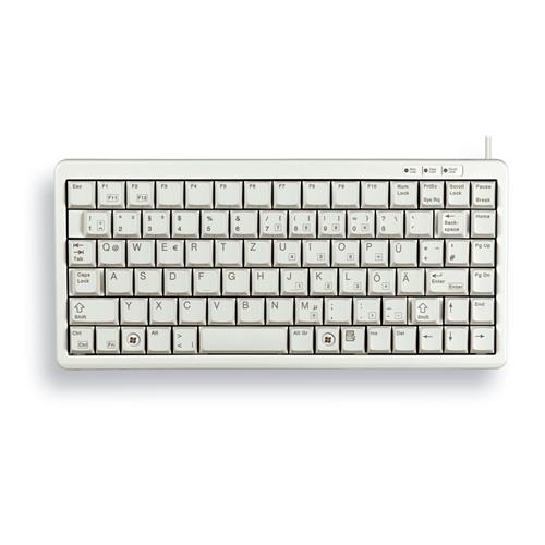 CHERRY Compact Keyboard QWERTY 83 keys Combi USB/PS2 Light Grey