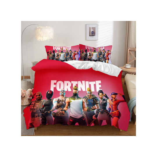 (Style 13, Single) FORTNITE Single Double King Duvet Cover Cartoon