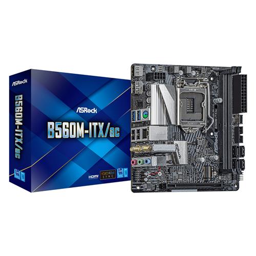 Asrock B560M-ITX/ac Intel B560 LGA 1200 mini ITX