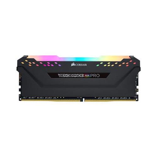 Corsair 8GB (1x8GB) Single Channel Vengeance RGB Pro Black OEM (DDR4 3200/16/v) - CM4X8GD3200C16W4