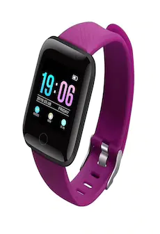 Waterproof Smart Watch New Generation with Blood Pressure Measurement and Heart Rate Monitor Purple
