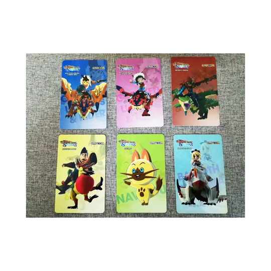 6Pcs Monster Hunter Stories Amiibo NFC TAG Cards for 3DS New3DS