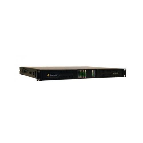 Amplified Loudspeaker Controller - 4 Channels x 400W + DSP and Dante
