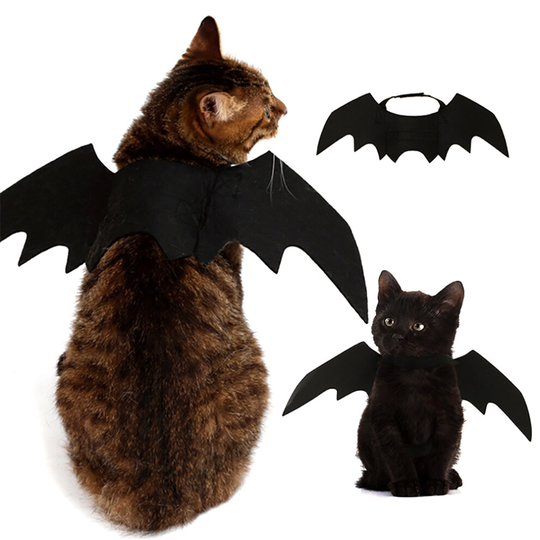 Pet Bat Halloween Costume Vampire Dress Wing Dog Cat Animal Fancy Party Outfit