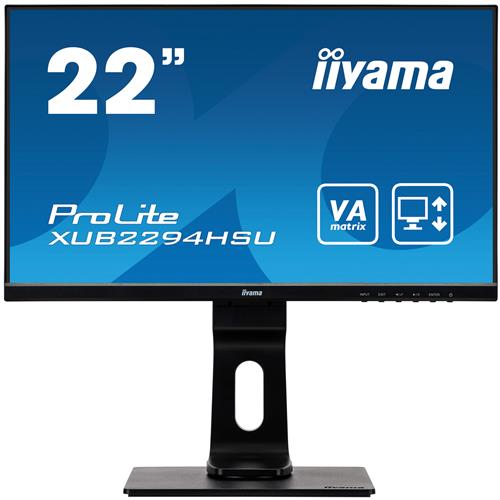iiyama ProLite XUB2294HSU-B1 LED display 54.6 cm (21.5") 1920 x 1080 pixels Full HD Black