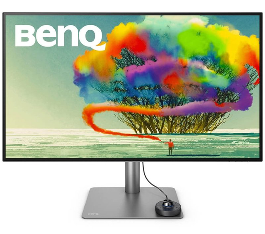 BenQ PD3220U 32" 4K UHD IPS Monitor, 60Hz, 5ms, HDMI, DisplayPort, USB type C, Thunderbolt 3, Speakers, Height Adjustable