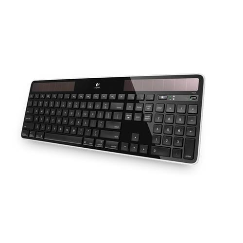 Logitech Wireless Solar K750 keyboard RF Wireless QWERTY Nordic Black