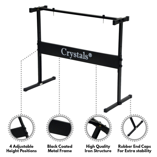 FULL SIZE KEYBOARD STAND PORTABLE RECTANGULAR
