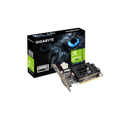 Gigabyte GeForce GT 710 Low Profile Rev 2.0 (2GB DDR3/PCI Express 2.0/954MHz/1600MHz)