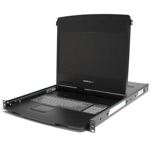 StarTech.com 1U 17 HD 1080p Dual Rail Rackmount Widescreen LCD Console