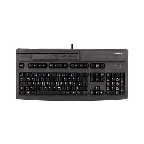 CHERRY MultiBoard Multi-Board MX V2 G80-8000 Corded Keyboard with Magnetic Card Reader Black USB (AZERTY - FR)