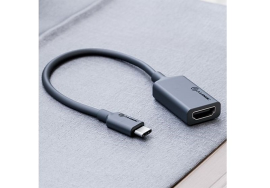 Alogic Elements Series USB-C to HDMI Adapter with 4K Support - Male to Female - 20cm