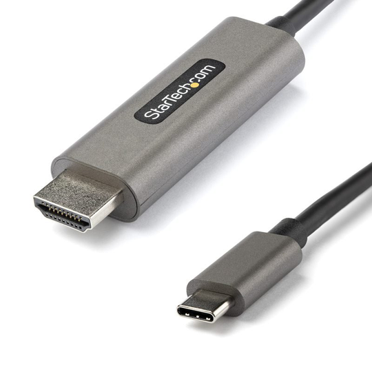 Startech 9.8ft (3m) USB C to HDMI Cable 4K 60Hz w/HDR10 - Ultra HD USB Type-C to 4K HDMI 2.0b Video Adapter Cable - USB-C to HDMI HDR Monitor/Display