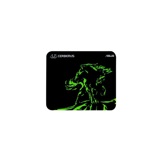Asus CERBERUS MINI Gaming Mouse Pad, Black & Green, 250 x 210 x 2mm