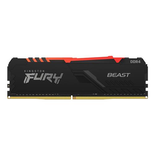 Kingston Technology FURY Beast RGB memory module 8 GB 1 x 8 GB DDR4 2666 MHz